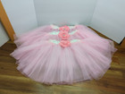 Pink Princess Dress Up Girl Toddler Skirt Costume Tutu Pretend Play Fun Party
