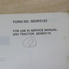 Caterpillar D4h Tractor Hydraulics Testing Shop Repair Service Manual Adjusting
