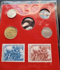 Vatican Souvenir Coins And Original Stamps Vaticano With Free Ship