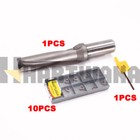 Indexable Carbide U Drill 24mm With Wcmx040208 Drill Inserts 10pcs