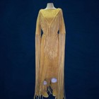 Authentic Native American Suede Fringed Dress - Exclusive Powwow Regalia Wedding