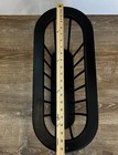 Vintage Mcm Arthur Umanoff Style Magazine record Rack Wooden Spindles