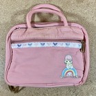 Vtg Precious Moments Pink Bible Cover zip Up Bag For Kids   Bible  nkjv  Htf