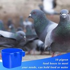 18pcs Cup Hanging Water Feed Cage Cups Poultry Gamefowl Rabbit Chicken