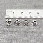925 Sterling Silver Bead Caps Spacers For Bracelet Bulk Flower Bead Cone Caps