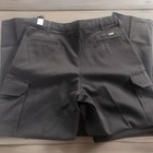 2 Cintas Comfort Flex Charcoal Gray Cargo Work Pants 36x30  270-33 Relaxed Fit