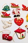 Vintage Satin Sequin Puffy Christmas Ornaments Hand-made Lot Of 14 1970s - 1980s