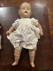 Composition Doll Very Old Early 1900   s-1930   s Antique Creepy Doll With Outfit