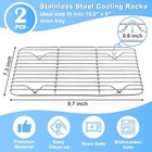 P p Chef Cooling Baking Rack Pack Of 2  9 7  X 7 3   Silver 
