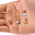 110pcs Mini Resin Capybara Decor For Dollhouse Resin Tiny Animals Figures To    