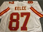 Travis Kelce Signed Kansas City Chiefs Nfl Custom Jersey Coa Auto Nice      