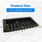9 Row Casino Backjack Poker Table Dealer Chip Tray holder  Holds 450 Poker Chips