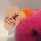Rainbow Puffkins Plush Swibco St  Jude Cosmo Bear With Tags 1998 Vintage