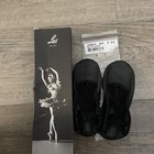 Leo Ls2001g Black Leather Ballet Russe Shoe Black 9 5 M Toddler New