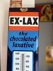 Vintage 36  Porcelain Ex-lax Thermometer
