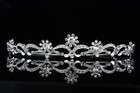 Floral Bridal Headpiece Crystal Rhinestone Prom Wedding Tiara V623