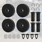 Wheel Kit With Clips For Lift Rolling Jacks   Rolling Bridge Sb700005   Set Of 8
