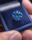 2 00 Ct Blue Lab Grown Diamond Round Brilliant Vvs1 Loose Gemstone For Jewelry