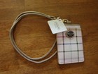 Coach Id Lanyard Plaid Lanyard Id Badge Card Holder Case