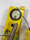 Vintage Yellow Radiological Survey Meter Geiger Counter