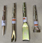 Nos Snap On Ph2040 In-line Air Hammer Mixed Lot Of 4 Different Bits Chisel   Usa