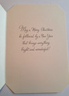 Vintage Christmas Greeting Card Woodland Scene Squirrels Bunny Birds Unused