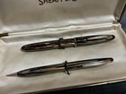 Sheaffer Fountain Pen-pencil Set - Striped 14k Nib  33 Lever Filled - Vintage