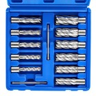 Zelcan 13 Pcs Annular Cutter Set Hss Magnetic Drill Bits Weldon Shank 2  Depth