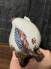 Li Dynasty White Porcelain Peach-shaped Water Drop Calligraphy Decor Used