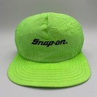 Snap-on Horizon Sportswear Nylon Snapback Cap Neon Green Usa 1980s