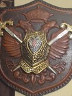 Antique Panoply Coat Of Arms Spain Blazon Sword Toledo Eagle   wall Hanging 