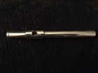 Silver Concert Flute Open Hole Boehm System High Polish With Case