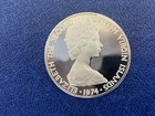 1974 British Virgin Islands 50 Cent Proof Coin-ex  Mint Set-unc