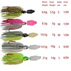Mycena Chatterbait Fishing Lure Spinner Bait Bass Pike Jig 7g 9g 11g 14g 21g