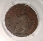 1723 Wood s Hibernia Colonial Halfpenny Pcgs Vf25
