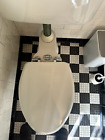 Vintage Beautiful Crane Porcelain Toilet - Antique