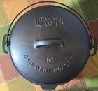 Wagner Sidney -o- Cast Iron No  9 Drip Drop Roaster Free Shipping