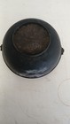 Antique Cast Iron Cooking  2 Pot  10  Kettle Bowl Bale Handle Well Used