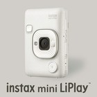 Fujifilm Instax Mini Liplay Camera And Smartphone Printer Misty White Bundle