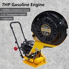 7hp Plate Compactor Rammer 212cc Gas Engine  4200lbs Vibratory Compaction Tamper
