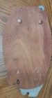 Vintage Cef France Zoomorphic Pewter Pig Wooden Cutting  Charcuterie Board