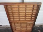 Antique Wooden Printers Drawer Hamilton Letterpress Type Shadow Box 32 x 16 