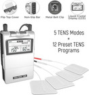 Tens Unit Pain Relief Muscle Stimulator Device With Japanese Gel Pads 9v