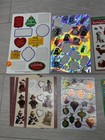 Vintage Calendar Sticker Christmas Holiday Mixed Lot Used