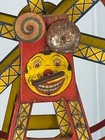Vintage Rare 1930 s J chein Tin Litho Hercules Ferris Wheel Wind-up Toy
