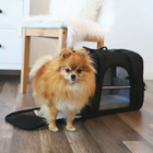 Pet Carrier Bag Airline Approved Dog Cat Comfort Travel Tote Case Sided Mesh Us