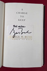 Signed A Charge To Keep     President George W  Bush   1st Printing   1999 Hcdj