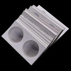 1000 Pcs 31 5mm 2x2 Inch Cardboard Coin Holders Coin Flips For Us Half Dollar
