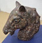 Pair Of Cast Iron Horses Heads
