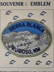 Vintage Sierra Blanca Ruidoso New Mexico Souvenir Travel Patch New On Card Nos